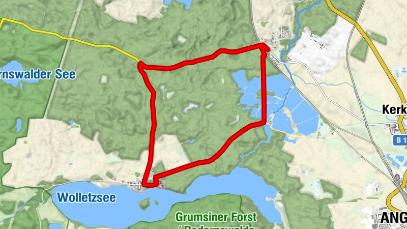 Wolletz - Blumberger Mühle - Görlsdorf