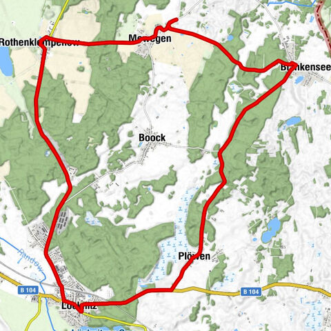 Blankensee - Nöni's Kneipe - Kirche Rothenklempenow - Dorfkirche Mewegen