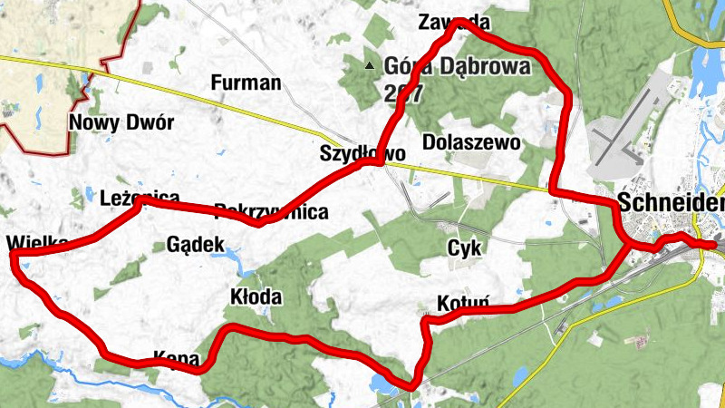 Piła Główna - Kościół pw. Trójcy Świętej - Kościół pw. Świętego Michała Archanioła - Kościół pw. Matki Bożej Nieustającej Pomocy