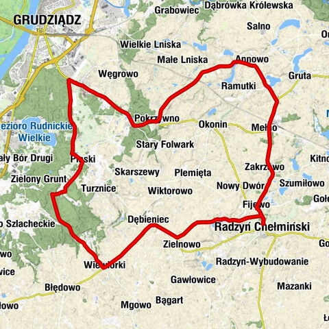 Radzyń Chełmiński - Grota - Grudziądz - Kaplica pw. Świętych Piotra i Pawła