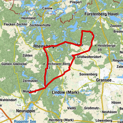 Molchow - Rheinsberg - Kirche Zernikow - Dorfkirche Dierberg