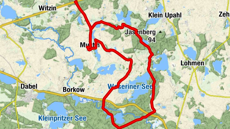 Mustin - Bolz - Kirche Woserin