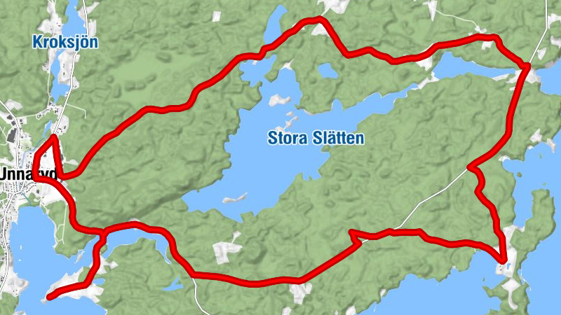 Tiraholm Fisk - Norra Sävsås - Vallsnäs - Unnaryd