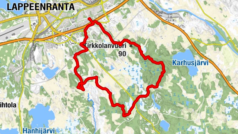 Lappeenranta - Kirkkolanvuori - Onnela - Ravintola Rosa