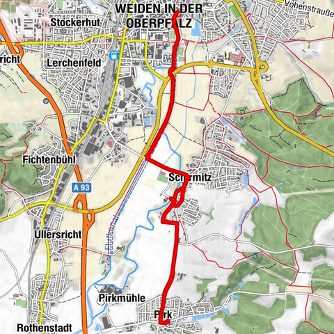 Pirk - Kapelle - Gasthof "Zum Roten Ochsen" - Weiden in der Oberpfalz
