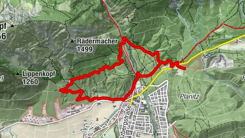 Runstbodenrunde mittelschwere Nordic Walking Runde in Absam, Tirol