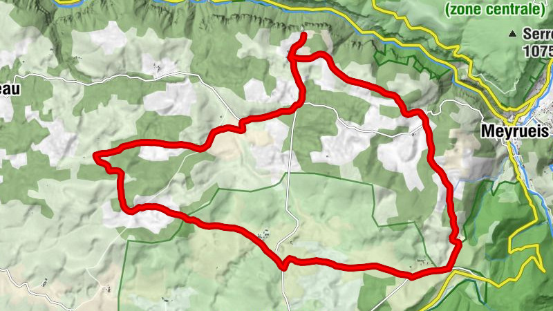 Meyrueis - Sérigas - Aven Pernette - Lanuéjols
