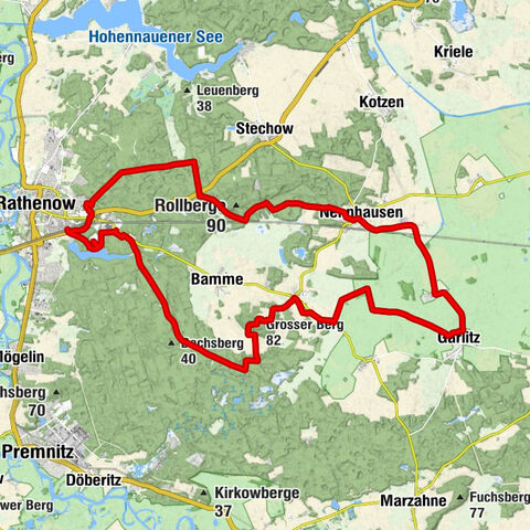 Rathenow - Blockhaus am Wolzensee - Grosser Berg