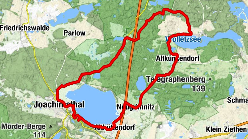 Joachimsthal - Glambeck - Fahrradkirche Glambeck