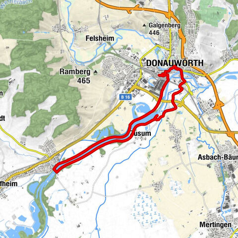 Donauwörth - Spitalkirche Heiligste Dreifaltigkeit - Schwadermühle
