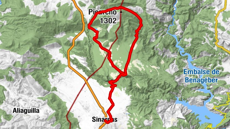 Sinarcas - Ermita de San Marcos - Casa de los Llorías - Cerrito del Garrón