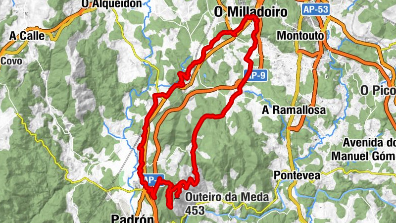 Seidón - Outeiro da Meda - Igrexa de Santa María de Lampai - O Milladoiro