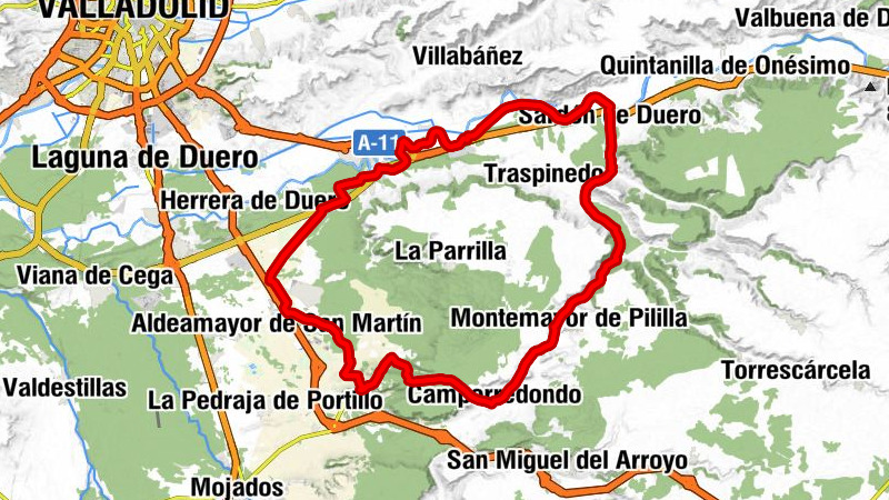 Santibáñez de Valcorba - Hostal Restaurante Sardón - Ermita del Humilladero de la Quinta Angustia - Tudela de Duero
