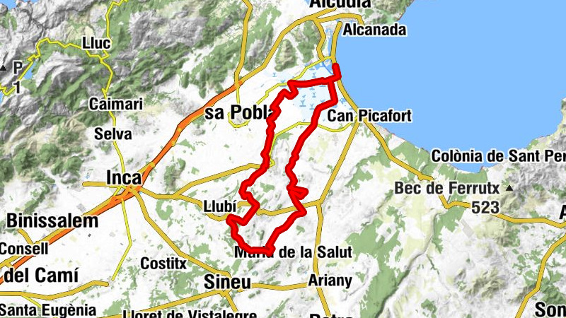 Platja de Muro - Ses Puntes - Binifalet - Muro