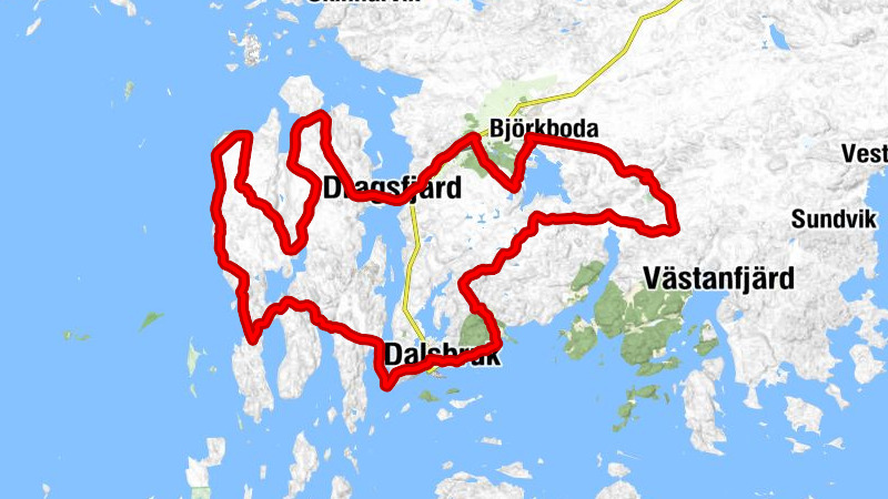 Nivelax - Dalsbruk - Bodbacken - Dragsfjärd