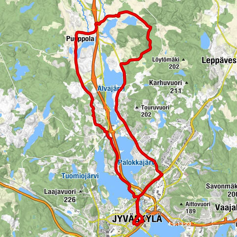 Jyväskylä - Jyväskylän kaupunginkirkko - River Jyväskylä