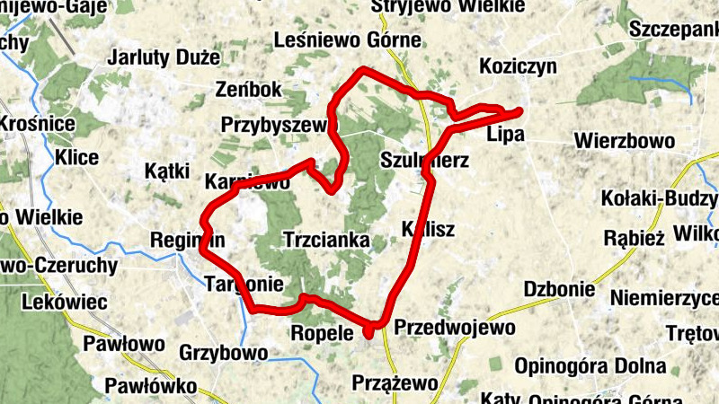powiat ciechanowski - Polanka - Kozdroje - Szulmierz