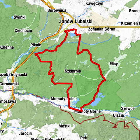 Janów Lubelski - Gierlachy - Majdan - Kościół pw. Świętego Wojciecha