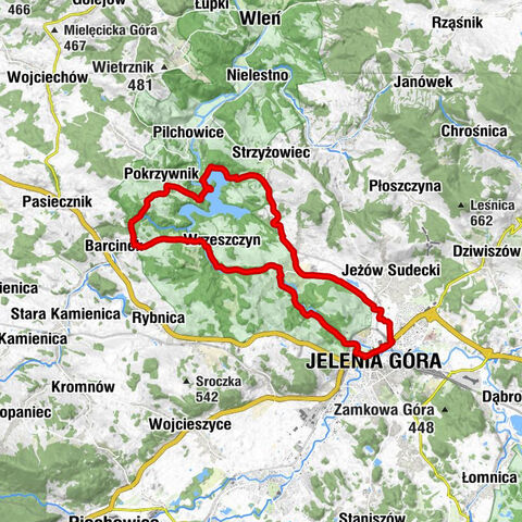 Jelenia Góra - Perła Zachodu - Polski Młyn - Siedlęcin
