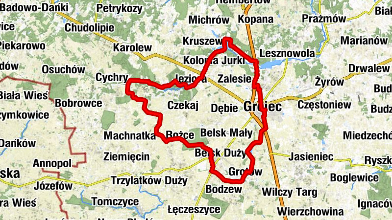 Grójec - Cierniówka - Niespodzianka - Kaplica pw. Świętego Macieja Apostoła