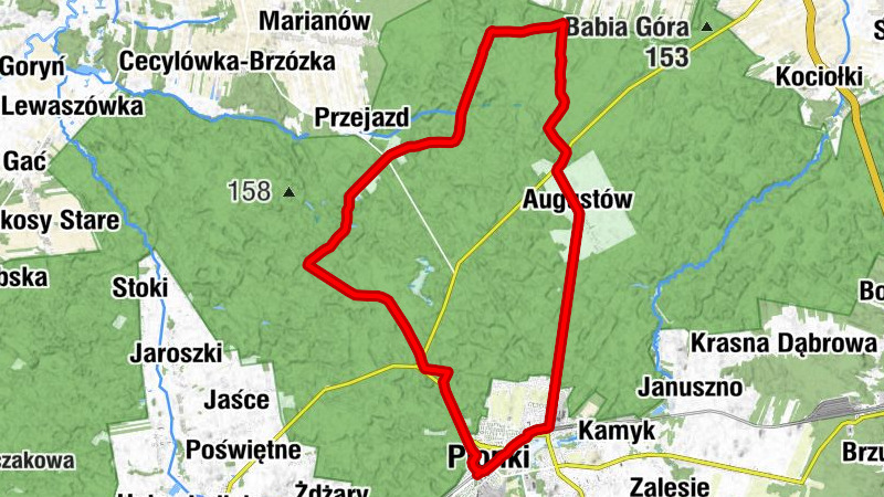 Pionki - Restauracja "Kredens" - Restauracja Arbaka - Kościół pw. Świętego Augustyna