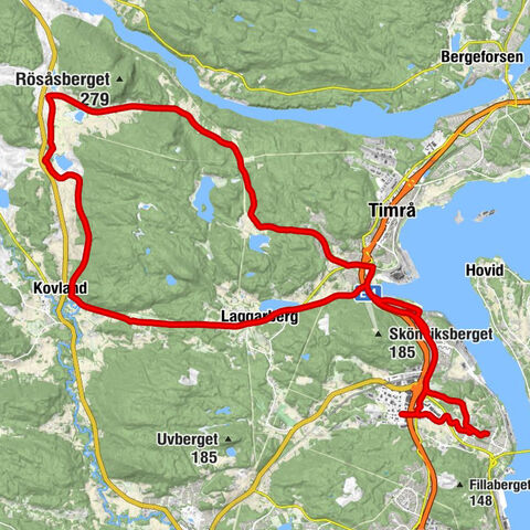 Ljustadalen - Hillsta - Römsta - Timrå