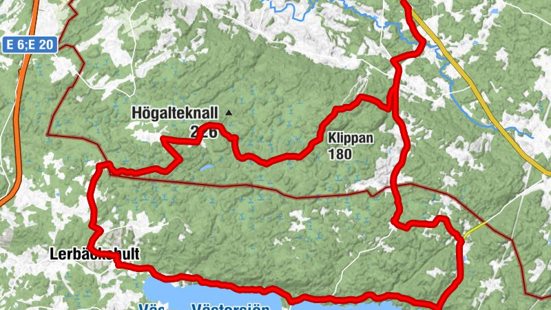 Laholms kommun - Jonstorp - Klippan - Lerbäckshult