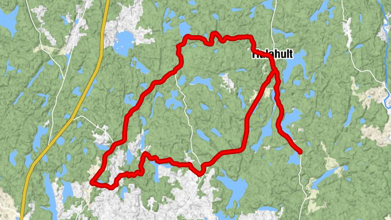 Karlshamns kommun - Halahult - Högahult - Skärserås