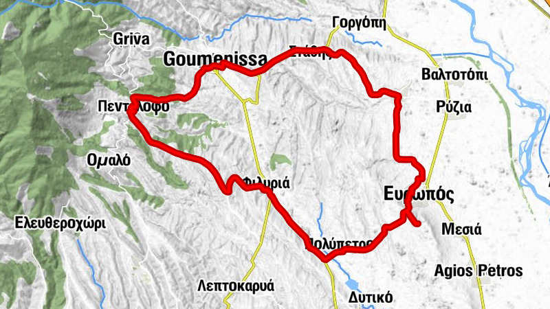 Πεντάλοφο - Μονή Παναγίας - Γουμένισσα - Ναός Αγίας Κυριακής