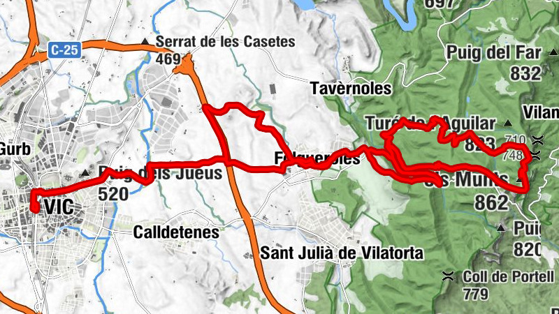 Vic - Bardaguer restaurant - Santa Maria de Folgueroles - els Munts