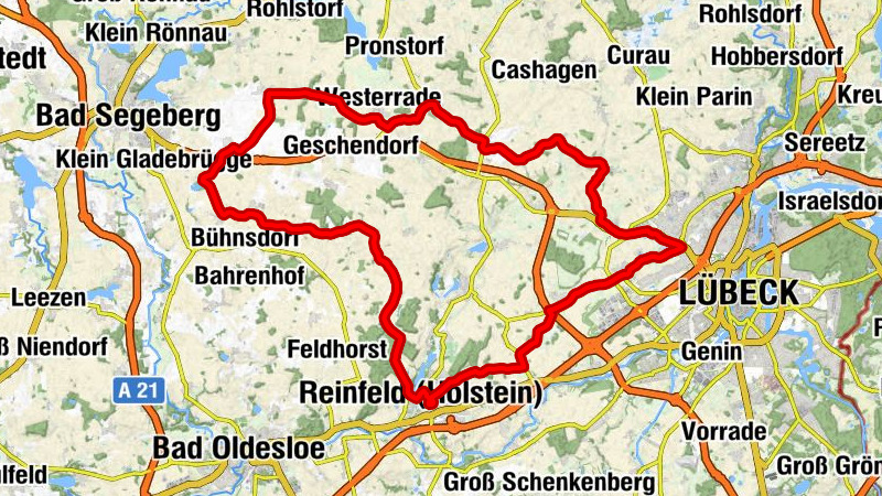 Reinfeld (Holstein) - Lübeck - Stockelsdorf