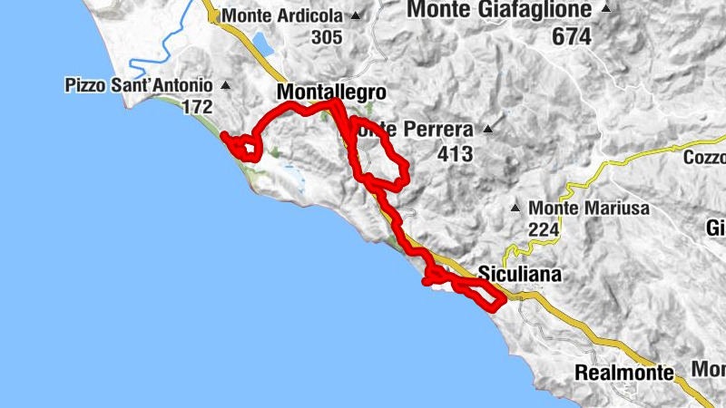 Montallegro - Sella Omomorto - Siculiana Marina