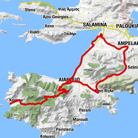 Μελτέμι - Αϊ Γιάννης ο Καλυβίτης - Αιάντειο - Αγία Ζώνη