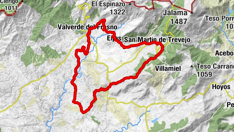 Nª Sª Asunción - Eljas - Valverde del Fresno - U Barruquiñu