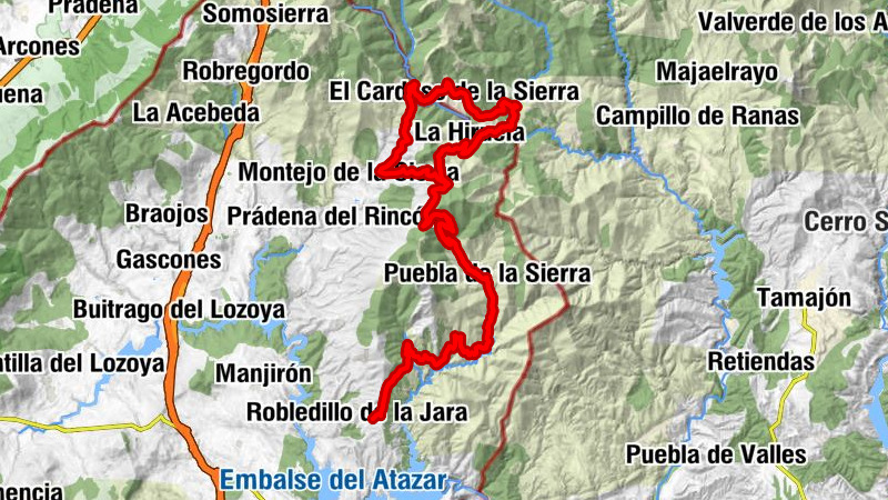 Las Matosas - Puerto de La Hiruela - Cerro Montejo - La Dehesilla