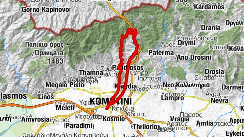 Κομοτηνή - Τουριστικό Περίπτερο Αλσους Νυμφαίας - Τζαμί Οσμανιέ