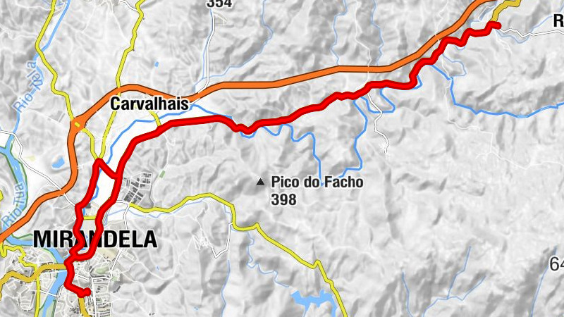 Mirandela - Carvalhais - Vilar de Ledra