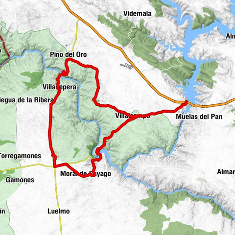 Ricobayo de Alba - Villalcampo - Carbajosa - Pino del Oro