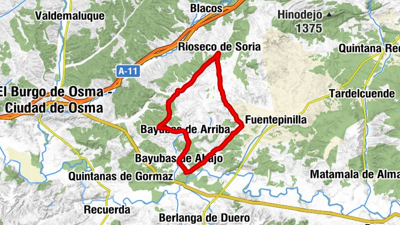 Bayubas de Abajo - Tajueco - Valderrodilla - La Asomada