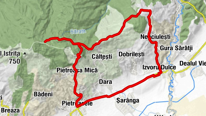 Izvoru Dulce - Clondiru de Sus - Pietroasele - Pietroasa Mică