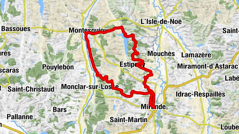 Mirande - Cantous - Estipouy - A la Vierge