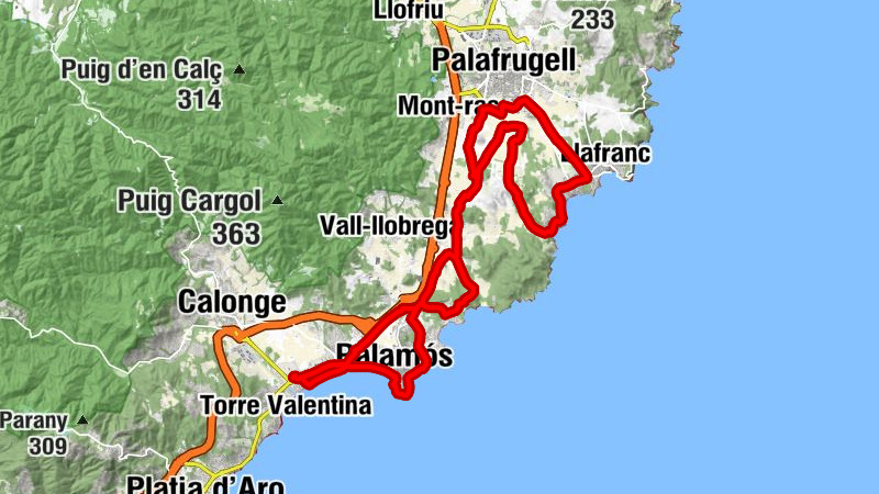 Sant Antoni de Calonge - Palamós - Palafrugell - Santa Maria del Mar
