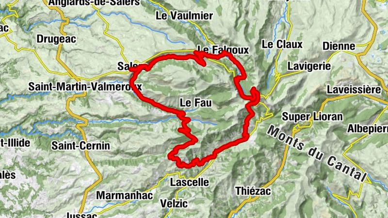 Salers - Église Saint-Mathieu - Église Saint-Paul - Gîte et Station du Col de Légal