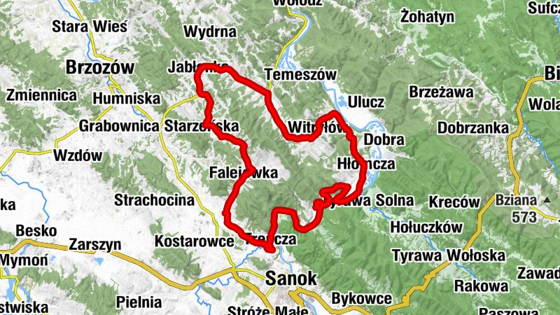 Jabłonka - Dział - Popowa Góra - Harenda