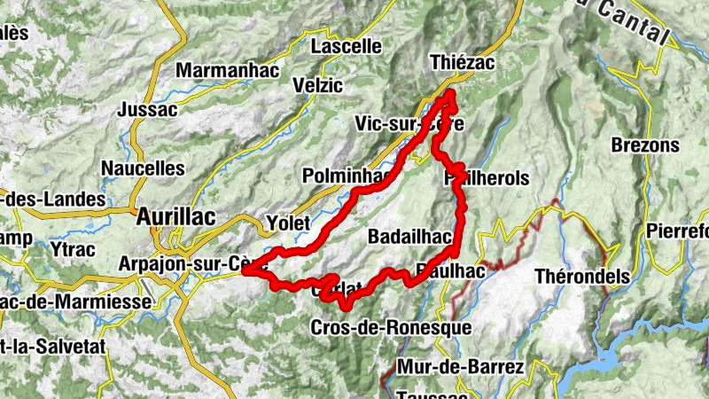 Thiézac - Église Notre-Dame de l'Assomption - Église Saint-Avit - Salvanhac