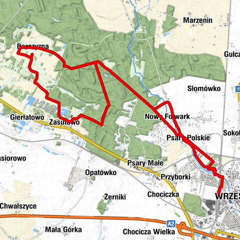 Września - Czardasz - Psary Polskie