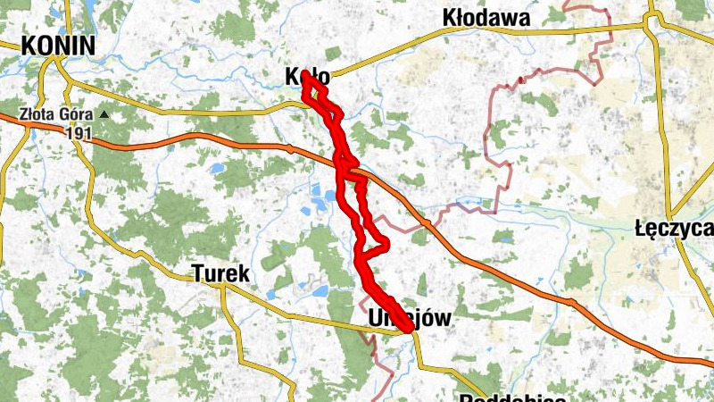 Koło - Kościół farny Podwyższenia Krzyża Świętego - Kościół Nawiedzenia Najświętszej Maryi Panny - Kolegiata Wniebowzięcia NMP