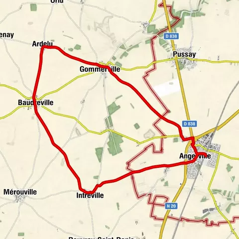 Angerville - Église Saint-Germain - Église Saint-Fiacre