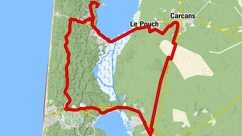 Carcans - Le Montaut - Le Pouch - Lacanau