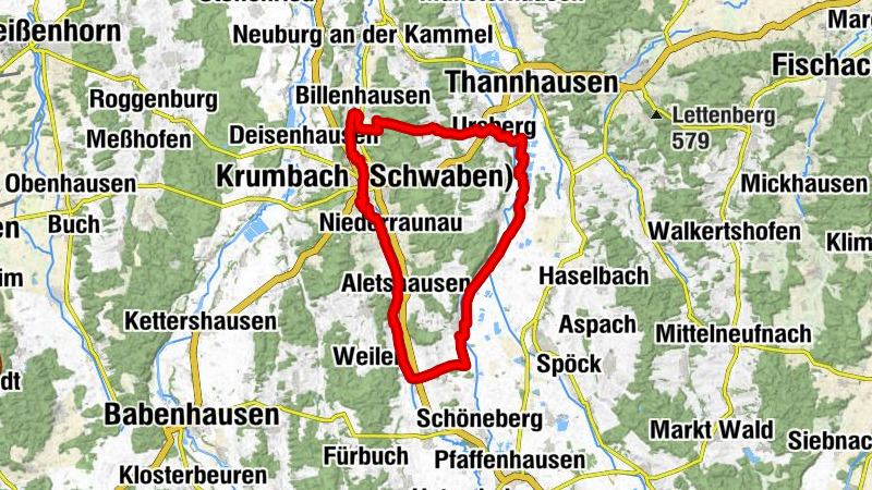 Krumbach (Schwaben) - Sankt Johannes Baptist und Blasius - Faulberg - Pfarrkirche St. Otmar und Juliana